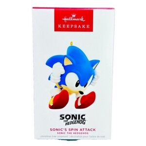 Hallmark‎ SONIC'S SPIN ATTACK Sonic the Hedgehog 2023 Keepsake Ornament